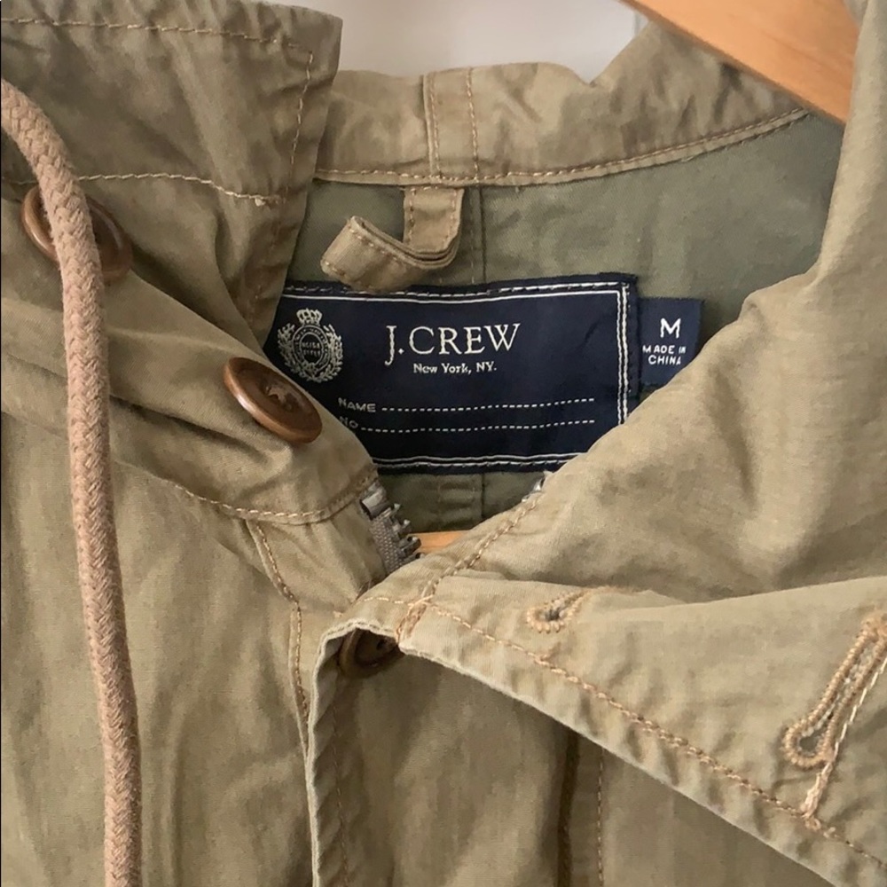 JCrew Sample Sale Military Trench Coat